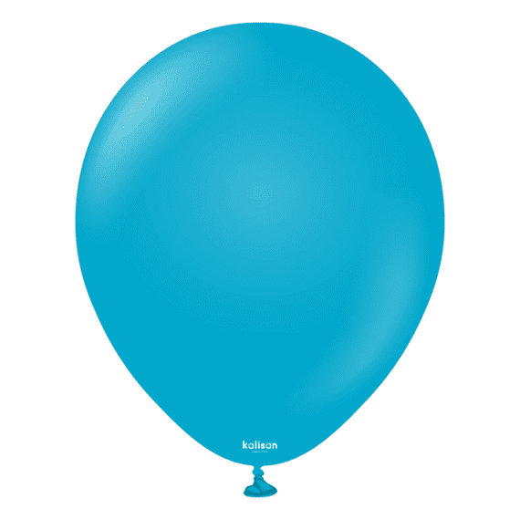 Retro Blue Glass 5 inch Balloons - 5