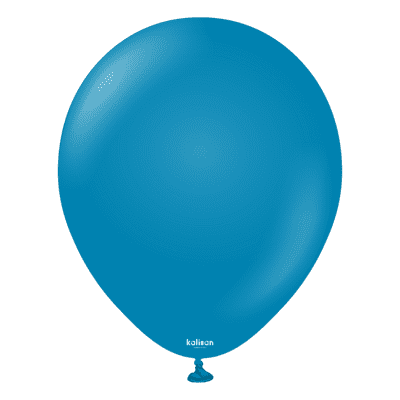 Retro Deep Blue 18 inch Balloons - Kalisan 18