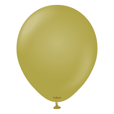 Retro Olive 5 inch Balloons - Kalisan 5