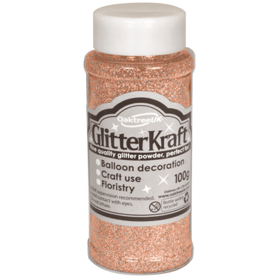 Rose Gold GlitterKraft Powder 100g