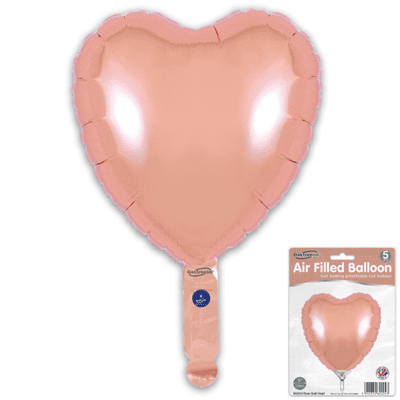 Rose Gold Mini Foil Balloon (9