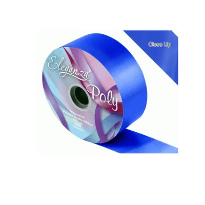 Royal Blue Poly Ribbon 50mm x  91m (Eleganza) 1pc