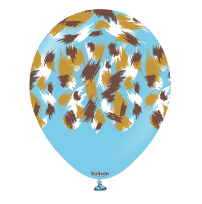 Safari Savanna - Baby Blue 12 inch Kalisan Balloons 25pcs