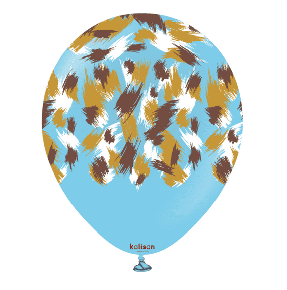 Safari Savanna Baby Blue 12 inch Balloons - 12