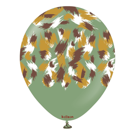 Safari Savanna Eucalyptus 12 inch Balloons - 12