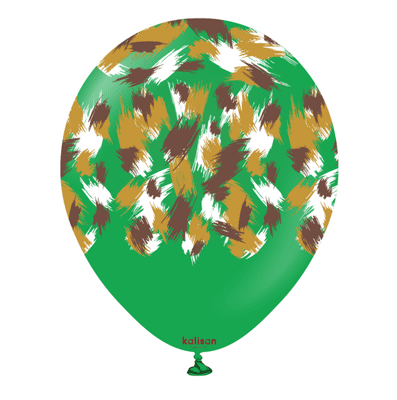 Safari Savanna - Green 12 inch Kalisan Balloons 25pcs
