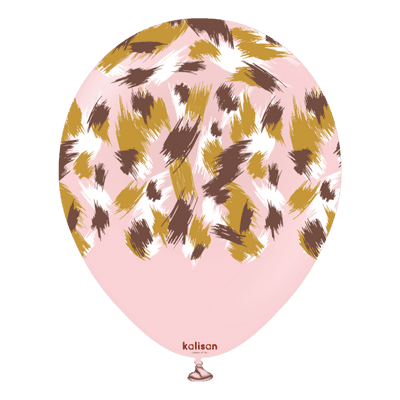 Safari Savanna - Macaron Pink 12 inch Kalisan Balloons 25pcs