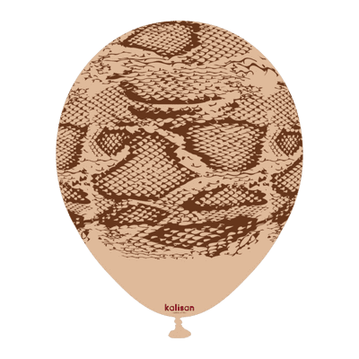 Safari Snake - Desert Sand 12 inch Kalisan Balloons 25pcs