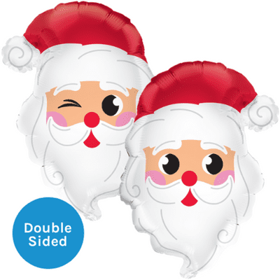 Santa Head Light Skin Balloon (11