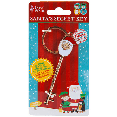 Santa's Secret Key Metal Decoration 1pc