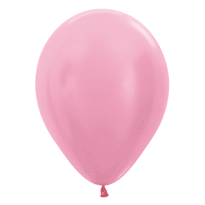 Satin Pink 12 inch Balloons - Sempertex 12