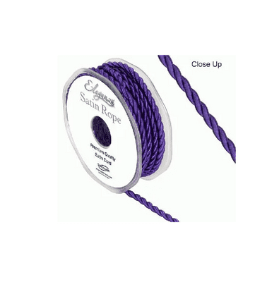 Satin Rope Purple 4.5mm x 10m (Eleganza) 1pc
