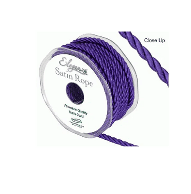 Satin Rope Purple 5.5mm x 10m (Eleganza) 1pc