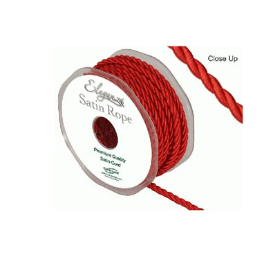 Satin Rope Red 5.5mm x 10m (Eleganza) 1pc