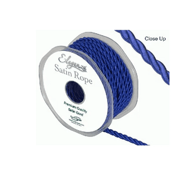 Satin Rope Royal Blue 5.5mm x 10m (Eleganza) 1pc
