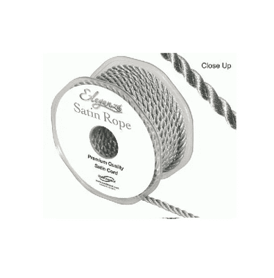 Satin Rope Silver 5.5mm x 10m (Eleganza) 1pc