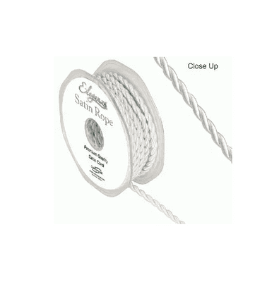 Satin Rope White 4.5mm x 10m (Eleganza) 1pc