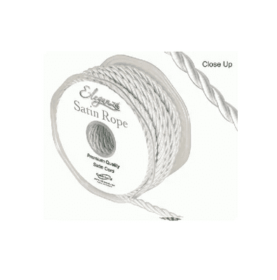 Satin Rope White 5.5mm x 10m (Eleganza) 1pc
