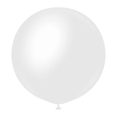 Satin Snow White 24 inch Balloons - Kalisan 24