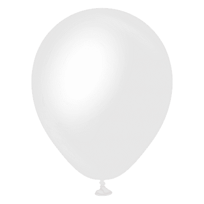 Satin Snow White 5 inch Balloons - Kalisan 5