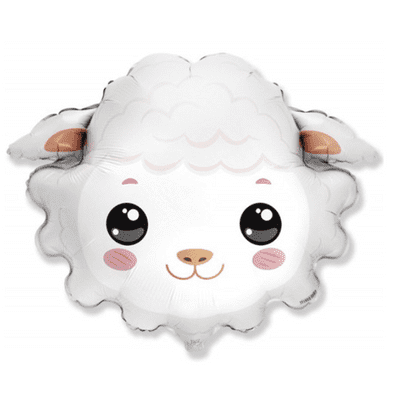 Sheep Head Large Foil Balloon 1pc (Flexmetal 30
