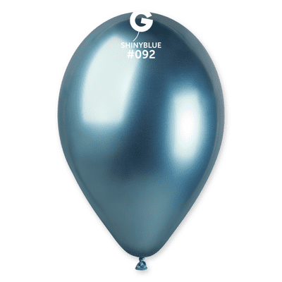 Shiny Blue 13 inch Balloons - Gemar 13