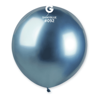 Shiny Blue 19 inch Balloons - Gemar 19