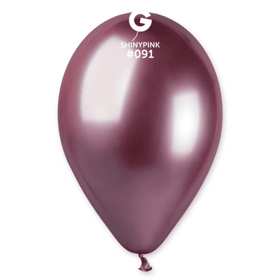 Shiny Pink 13 inch Balloons - Gemar 13