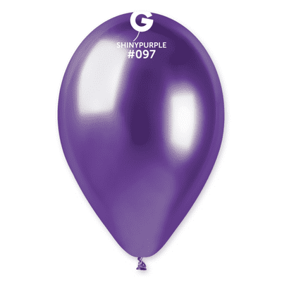 Shiny Purple 13 inch Balloons - Gemar 13