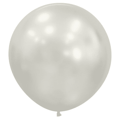 Silk Oyster White 24 inch Balloons - Sempertex 24