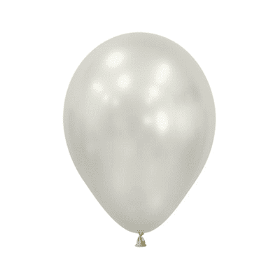 Silk Oyster White 5 inch Balloons - Sempertex 5