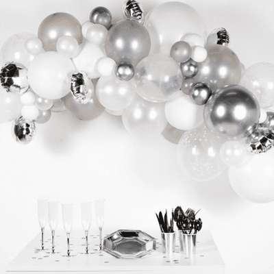 Silver Garland Balloon Kit 1pc
