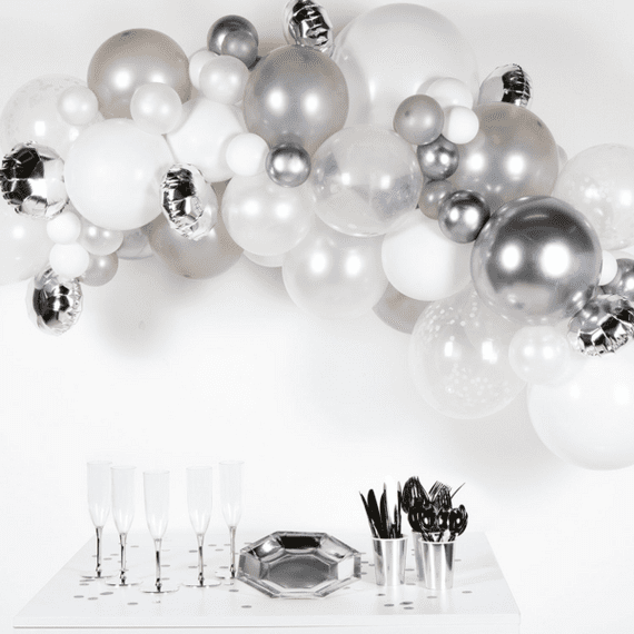 Silver Garland Balloon Kit  - DIY Garland Kits