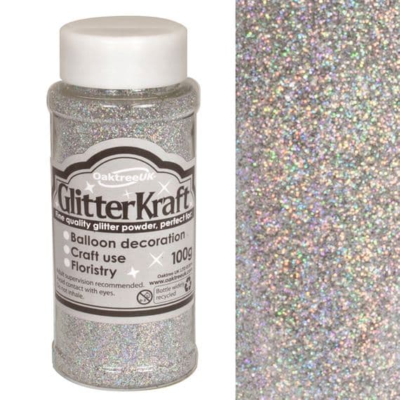 Silver GlitterKraft Powder | Free Delivery