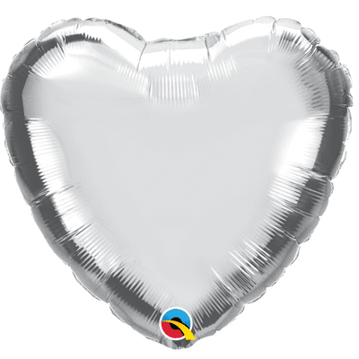 Silver Mini Foil Balloon (4