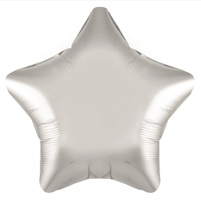 Silver Star Foil Balloon (19