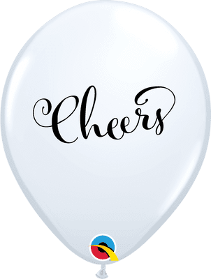 Simply Cheers Balloons (White) - 11 Inch Balloons 6pcs