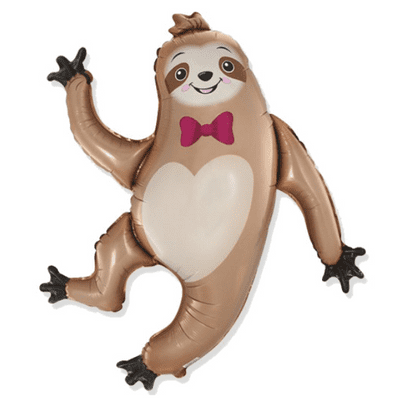 Sloth Large Foil Balloon 1pc (Flexmetal 36