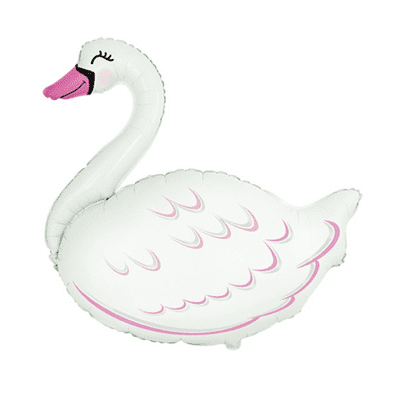 Smiling Swan Large Foil Balloon 1pc (Flexmetal 32