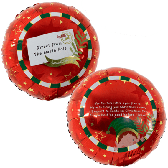 Christmas Foil Balloons | Special Delivery Elf Foil Balloon