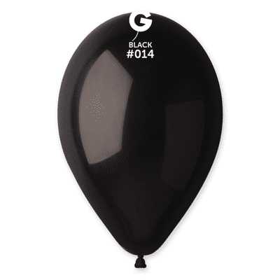 Standard Black 13 inch Balloons - Gemar 13