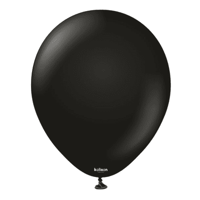 Standard Black 18 inch Balloons - Kalisan 18