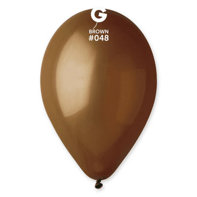 Standard Brown 13 inch Balloons - Gemar 13