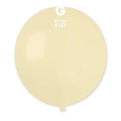 Standard Butter 19 inch Balloons - Gemar 19