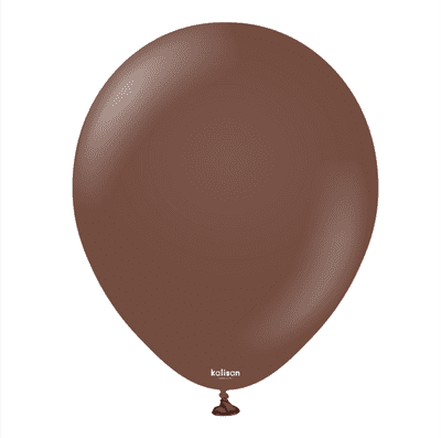 Standard Chocolate Brown 12 inch Balloons - Kalisan 12
