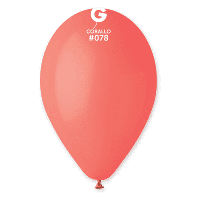 Standard Coral 13 inch Balloons - Gemar 13
