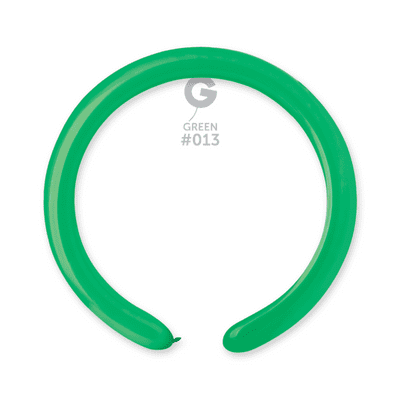 Standard Dark Green 2 inch Modelling Balloons - Gemar 260Q Balloons 100pcs
