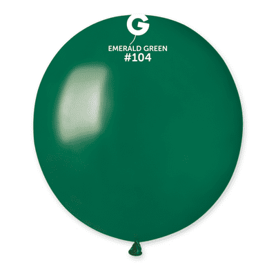 Standard Emerald Green 19 inch Balloons - Gemar 19