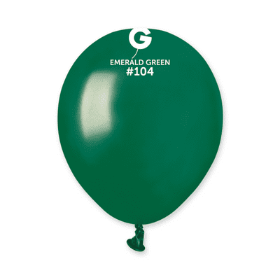 Standard Emerald Green 5 inch Balloons - Gemar 5