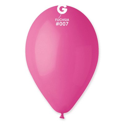 Standard Fuchsia 13 inch Balloons - Gemar 13